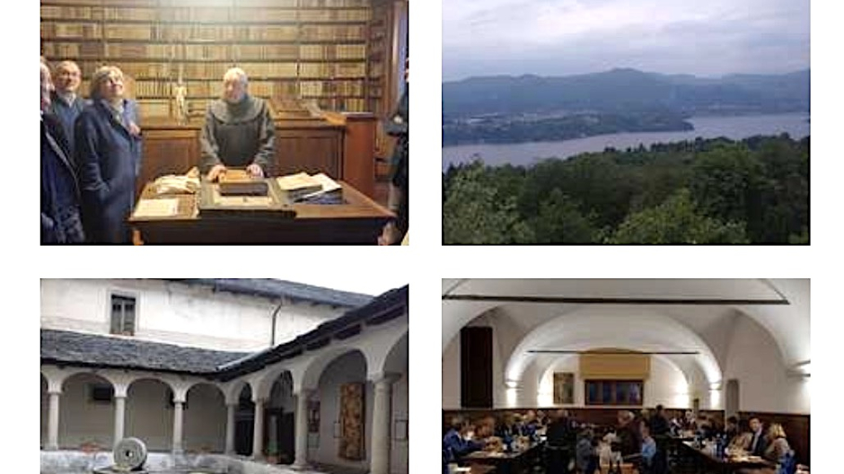Rotary Club Borgomanero Arona, conviviale al Convento del Monte Mesma